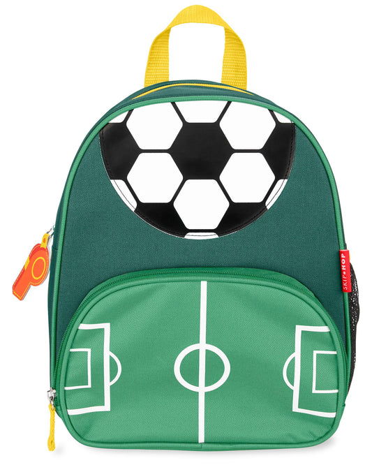 Skip Hop Spark Style Little Kid Backpack-Soccer Football-With Mesh Bottle Pocket & Adjustable Padded Shoulder Straps