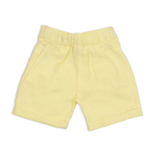 Kicks & Crawl Yellow Shorts-Hello Yellow-Cotton-For Infants