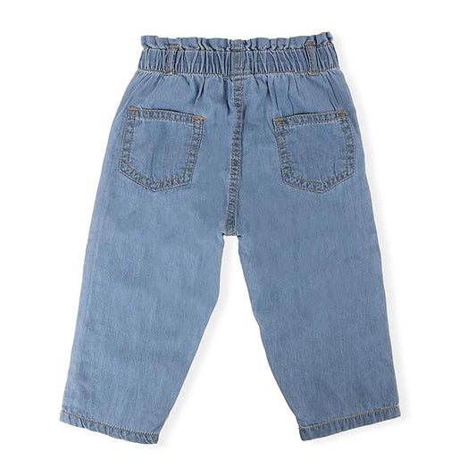 Kicks & Crawl Blue Jeans-Side Stripes-Cotton Denim-For Infants