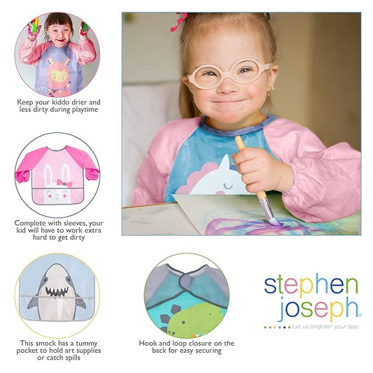 Stephen Joseph Art Smock-Llama-For Messy Playtime-18M+