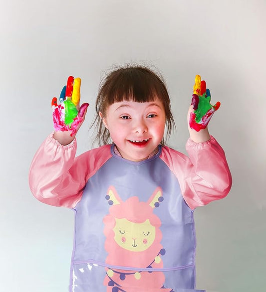 Stephen Joseph Art Smock-Llama-For Messy Playtime-18M+