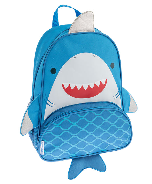 Stephen Joseph Sidekick Shark Backpack-Cushioned Adjustable Straps-for Toddlers