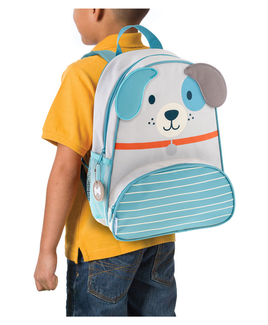 Stephen Joseph Sidekick Dog Backpack-Cushioned Adjustable Straps-for Toddlers