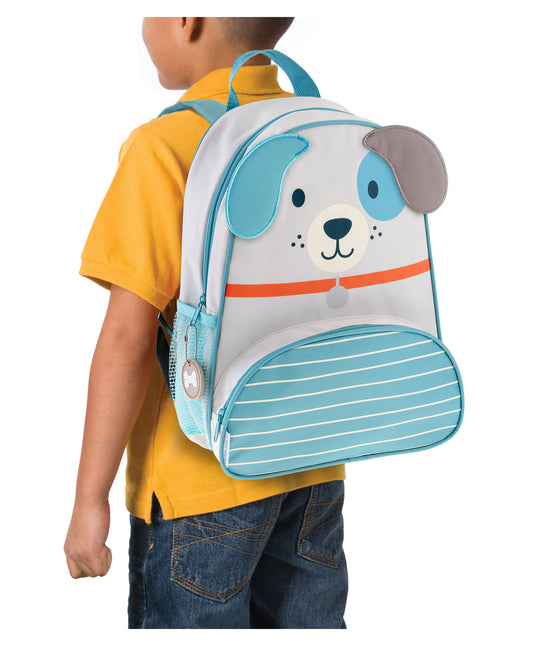 Stephen Joseph Sidekick Dog Backpack-Cushioned Adjustable Straps-for Toddlers