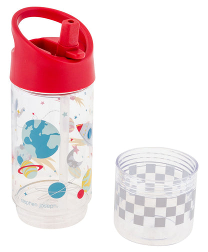 Stephen Joseph Sip and Snack Straw Sipper-Space-With Snack Container