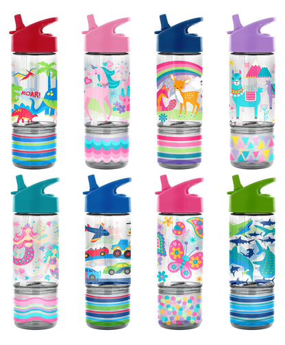 Stephen Joseph Sip and Snack Straw Sipper-Space-With Snack Container