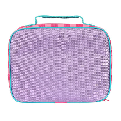 Stephen Joseph Classic Lunch Box-With Inner Mesh Pocket-Drink Fastener-Front Zipper Pocket-Castle-For Feeding Infants