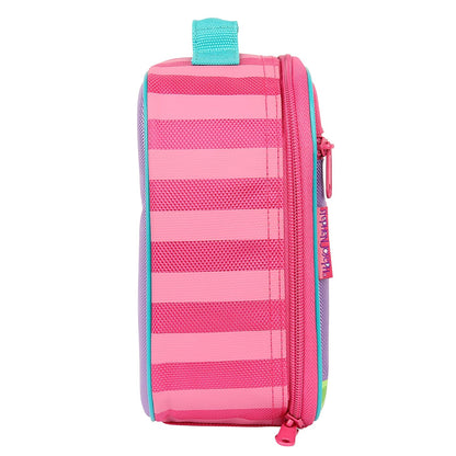 Stephen Joseph Classic Lunch Box-With Inner Mesh Pocket-Drink Fastener-Front Zipper Pocket-Castle-For Feeding Infants