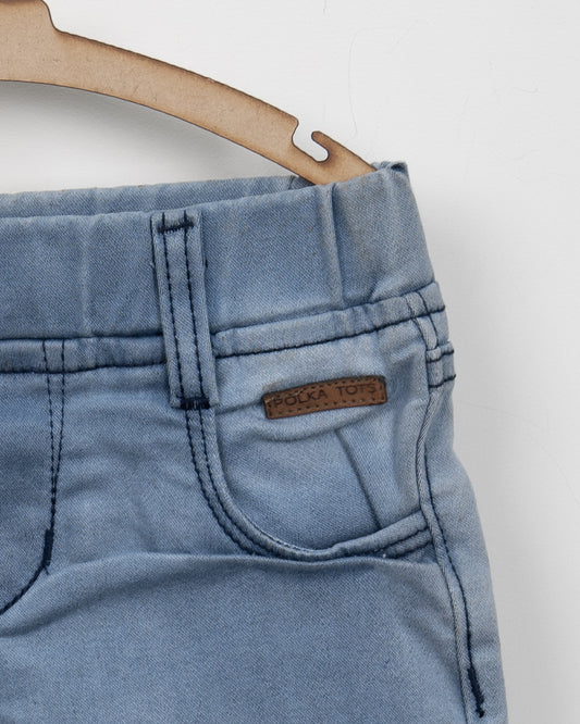 Polka Tots Blue Jeans-Dudes-Denim-For Infants