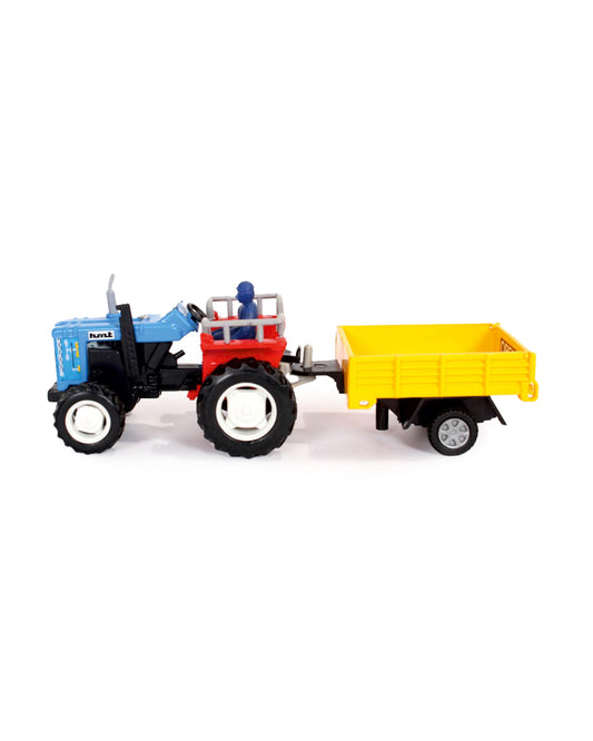 Centy Toys Tractor With Trolley-Improves Motor Skills-Mini Vehicle Toy