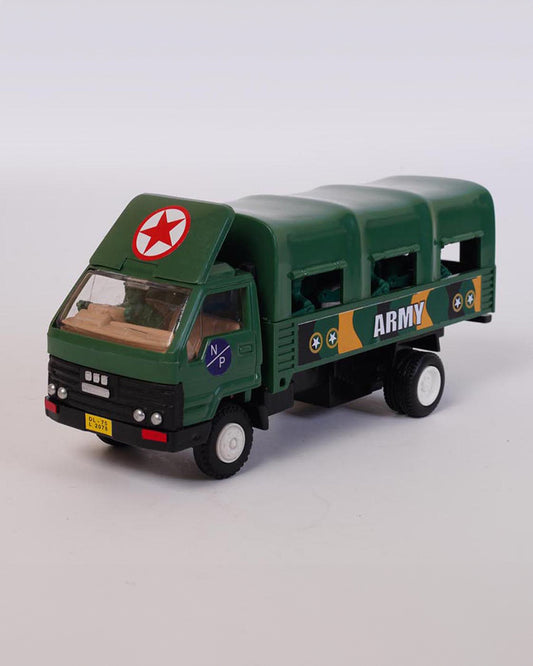 Centy Toys Army Truck Dcm-Improves Motor Skills-Mini Vehicle Toy