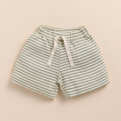 Cot & Candy Baby Grey Coord Set-Dewkist Stripe-Organic Cotton-For Infants