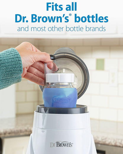 Dr. Brown's Deluxe Bottle Warmer & Sterilizer-With LCD Screen-Last Setting Memory-Auto Shut Off-1 Bottle Capacity