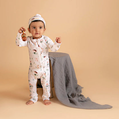 Cot & Candy Baby White Onesie-Snow Cone-Organic Cotton-For Infants