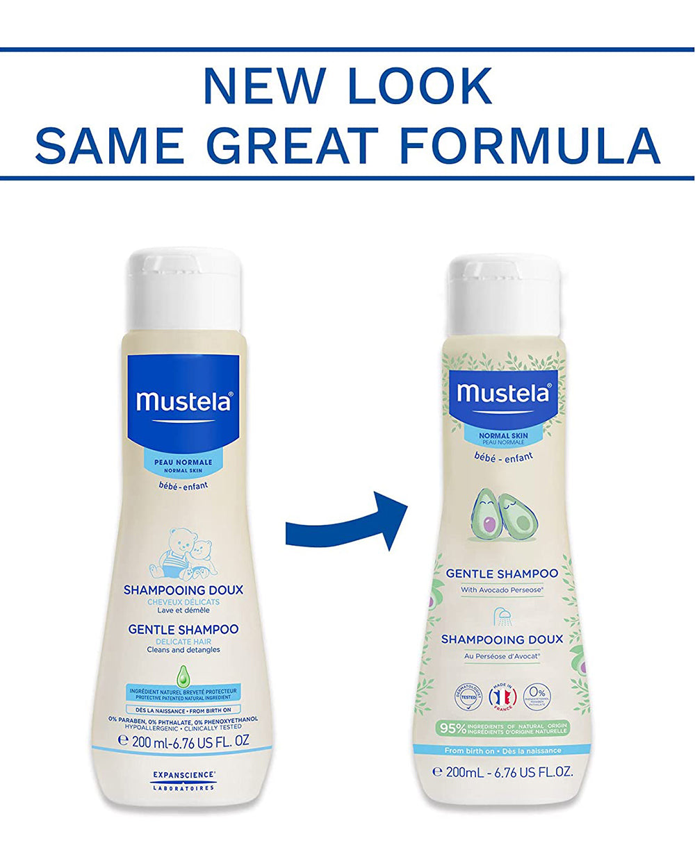 Mustela Gentle Baby Shampoo-With Avocado Chamomile-Extra 5% Off