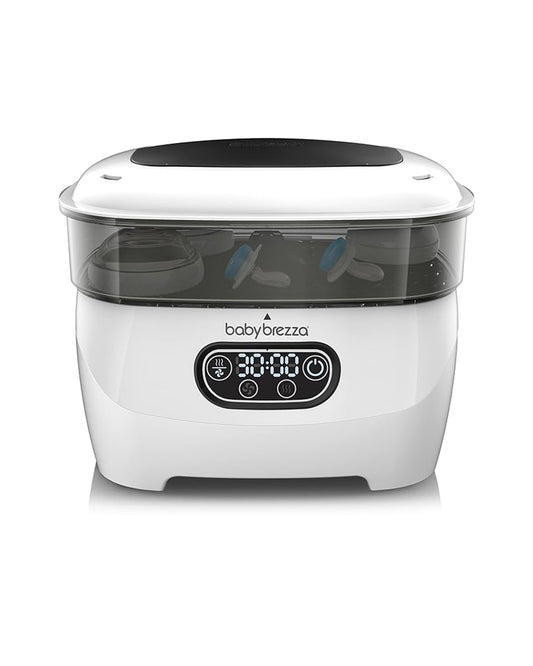 Baby Brezza Advanced Bottle Sterilizer & Dryer-Electric Steam-LCD Control Panel-8 Bottles Capacity