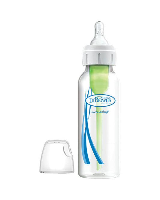 Dr. Brown's Options+ Narrow Neck Feeding Bottle-Anti Colic-250 ml-White-0 to 3M