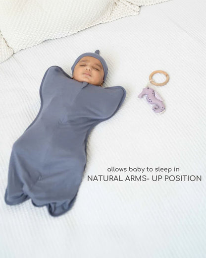 Cocoon Care Freedom Flighter Baby Sleeping Bag/Pod-Bamboo Cotton-With 2 Way Zipper-Newborn Bed