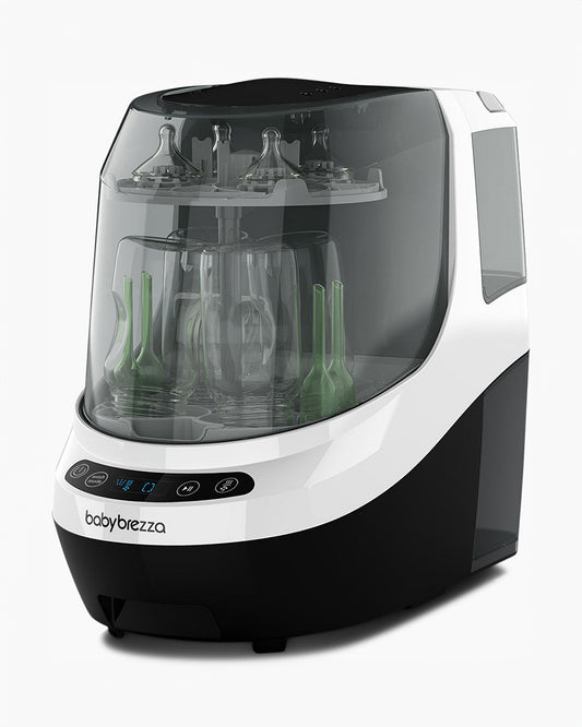 Baby Brezza Bottle Washer Pro-With Sterilizing & Drying Function-6 Cleaning Modes-Includes 60 Detergent Tablets-4 Bottles Capacity