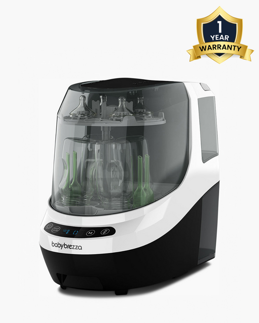Baby Brezza Bottle Washer Pro-With Sterilizing & Drying Function-6 Cleaning Modes-Includes 60 Detergent Tablets-4 Bottles Capacity