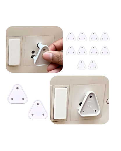 KidDough Socket Guards and Electric Plugs Cover-For Baby Proofing & Safety-White