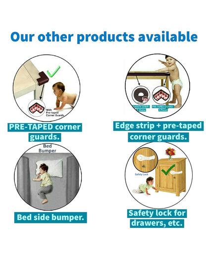 KidDough Socket Guards and Electric Plugs Cover-For Baby Proofing & Safety-White