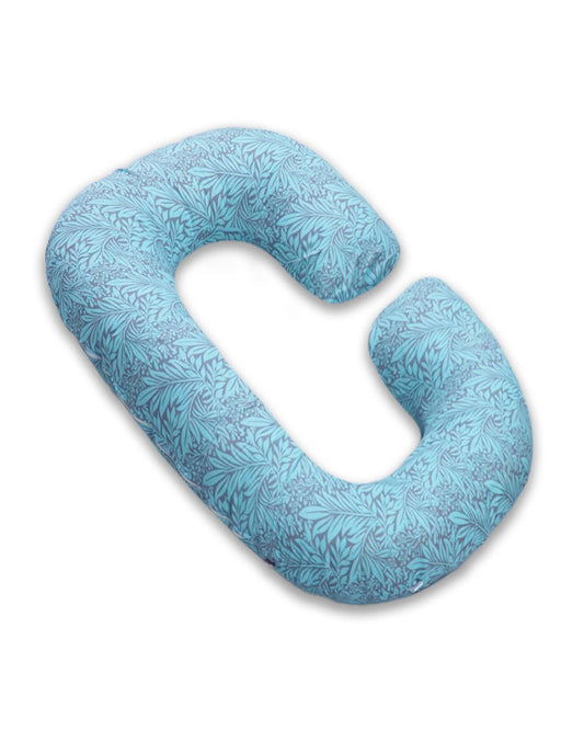 Coozly C shaped Pregnancy Pillow-Full Body-Blue-Tree Of Life-Super Premium-Microfibre-Removable & Washable Cover-For Maternity