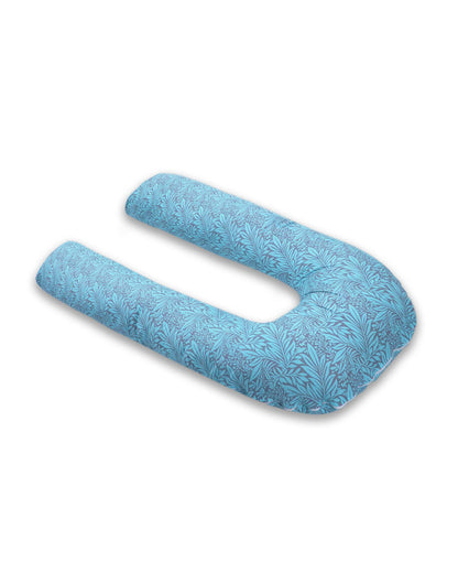 Coozly U shaped Pregnancy Pillow-Full Body-Blue-Tree Of Life-Super Premium-Microfibre-Removable & Washable Cover-For Maternity