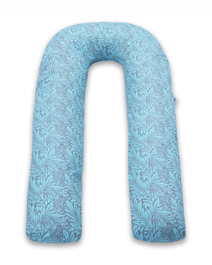 Coozly U shaped Pregnancy Pillow-Full Body-Blue-Tree Of Life-Super Premium-Microfibre-Removable & Washable Cover-For Maternity