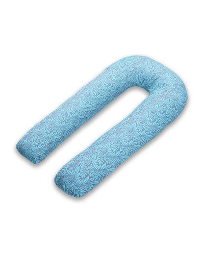 Coozly U shaped Pregnancy Pillow-Full Body-Blue-Tree Of Life-Super Premium-Microfibre-Removable & Washable Cover-For Maternity