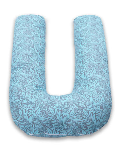 Coozly U shaped Pregnancy Pillow-Full Body-Blue-Tree Of Life-Super Premium-Microfibre-Removable & Washable Cover-For Maternity