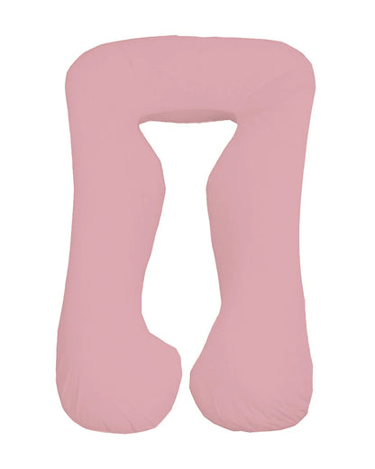 Coozly Feline shaped Pregnancy Pillow-Full Body-Pink-Microfibre-Removable & Washable Cover-For Maternity