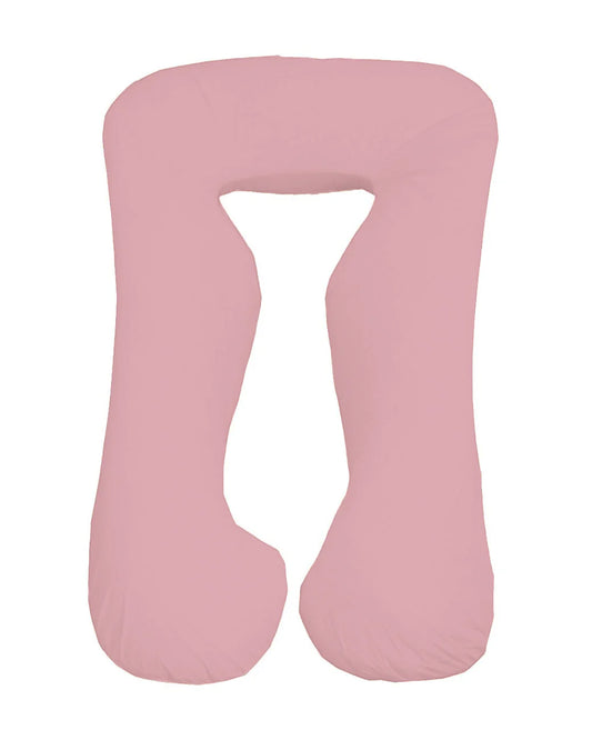 Coozly Feline shaped Pregnancy Pillow-Full Body-Pink-Microfibre-Removable & Washable Cover-For Maternity