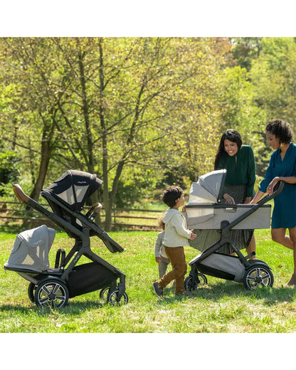 nuna demi grow stroller frost Nuna Demi Grow Baby Stroller-Converts to Double or Twin Stroller-Custom Dual Suspension-Pram for 6M to 4Y (Upto 22 Kg)-Frost-Extra 5% Off – duckduckbaby