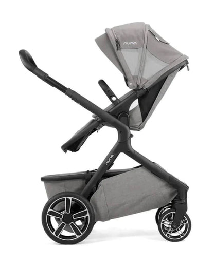 Nuna Demi Grow Baby Stroller-Converts to Double or Twin Stroller-Custom Dual Suspension-Pram for 0M+ (Upto 22 Kg)-Frost