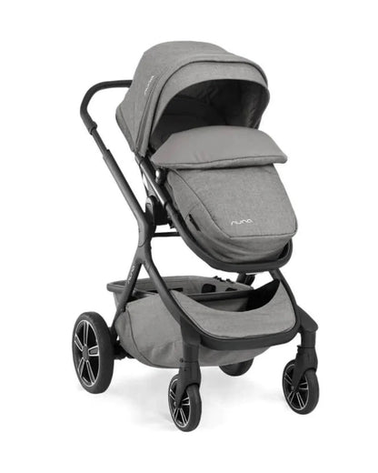 Nuna Demi Grow Baby Stroller-Converts to Double or Twin Stroller-Custom Dual Suspension-Pram for 0M+ (Upto 22 Kg)-Frost