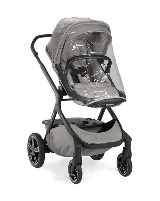 Nuna Demi Grow Baby Stroller & Sibling Seat Combo-Stroller Features (Height Adjustable Parent Handle Bar, Reversible Seat, Upto 22 Kg)-Sibling Seat Features (Removable Head Support, Three Recline Positions, Upto 15 Kg)-Frost