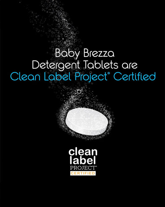 Baby Brezza Detergent Tablets For Bottle Washer Pro-Pack of 120 Tablets-Baby Safe & Hypoallergenic