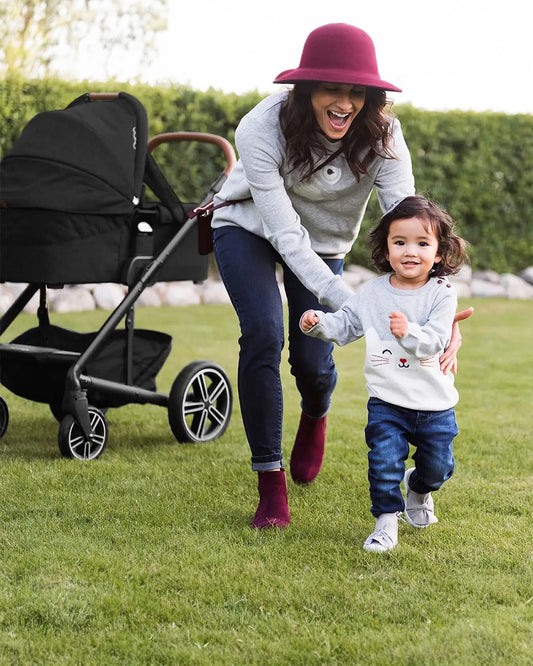 Nuna Mixx Next Stroller & Mixx Next Carry Cot Travel System-With Cup Holder-Ocean & Caviar