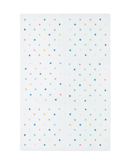 Kind & Me Colour Pop White Playmat-Includes 6 Waterproof Foam Tiles-0M+