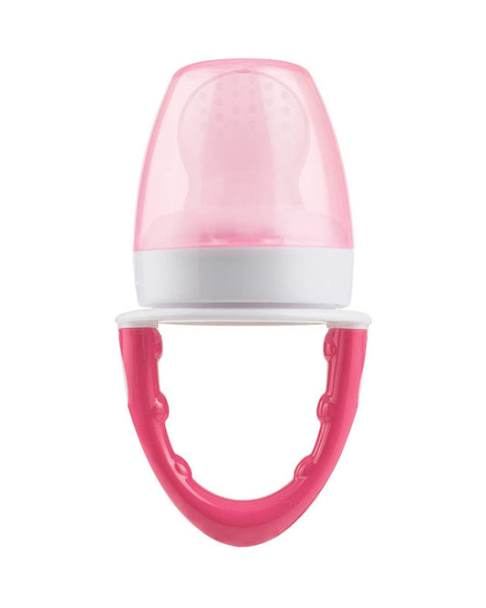 Dr. Brown's Fresh Firsts Silicone Feeder-Mesh Free Design-With Tiny Holes-Pink-For Infants