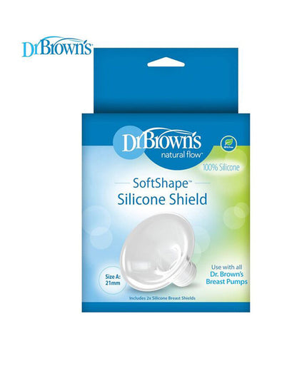 Dr. Brown's Softshape Silicone Shields-Size A-BPA Free-Pack of 2