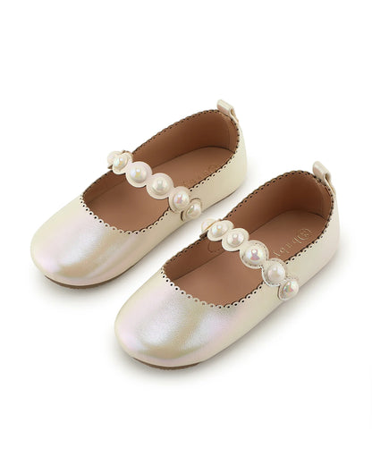 Baby Doe Silver Pearly Velcro Bellies For Infants