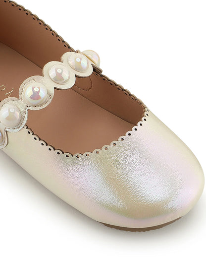 Baby Doe Silver Pearly Velcro Bellies For Infants