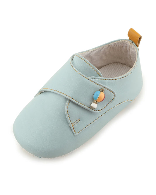 Baby Doe Light Blue Fly High Velcro Sneakers For Infants