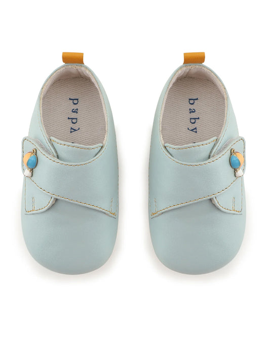Baby Doe Light Blue Fly High Velcro Sneakers For Infants