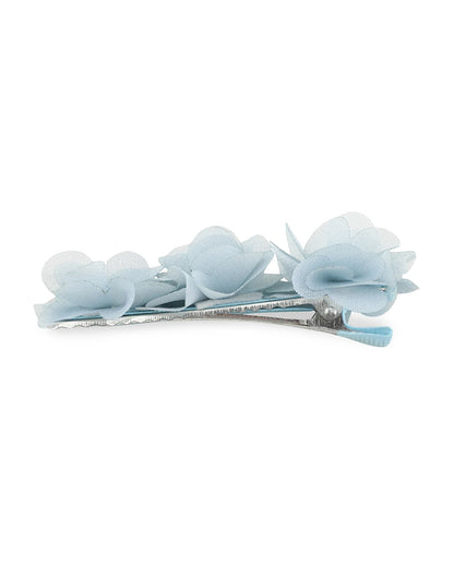 Baby Doe Ocean Blue Hair Clip-Solid-Cotton Blend-For Infants