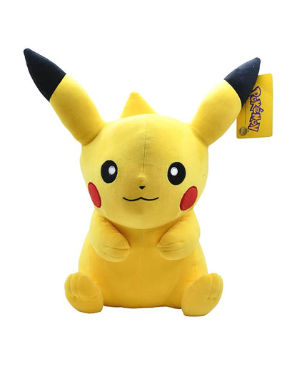 Mirada Sitting Pikachu Stuffed Soft Toy-Plush Cuddly Toy For Newborn