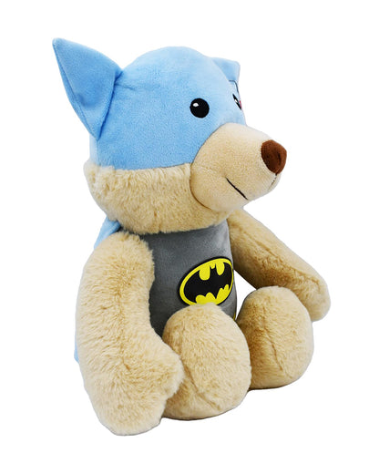 Mirada Biege Batman Bear Stuffed Soft Toy-Plush Cuddly Toy For Newborn