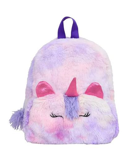 Mirada Unicorn with Horn Toy Bag-with Adjustable Straps-Tie Die Purple-for Toddlers